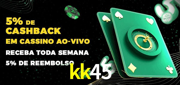 Promoções do cassino ao Vivo kk45